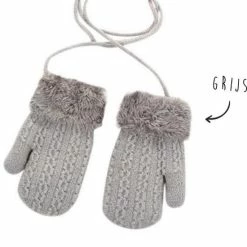 Cutiesz Handschoenen Baby/peuter - Leeftijd 0 T/m 2 Jaar – Grijs