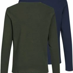 Alternative view of JACK & JONES JUNIOR JACK&JONES JUNIOR JJSTAMP TEE LS CREW NECK 2PK MP JNR Jongens T-shirt - Maat 152