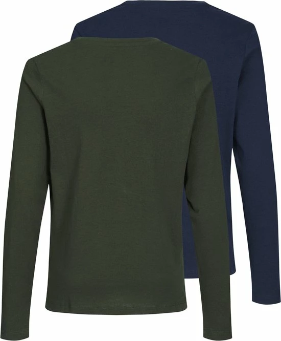 JACK & JONES JUNIOR JACK&JONES JUNIOR JJSTAMP TEE LS CREW NECK 2PK MP JNR Jongens T-shirt - Maat 152 4 JACK & JONES JUNIOR JACK&JONES JUNIOR JJSTAMP TEE LS CREW NECK 2PK MP JNR Jongens T-shirt - Maat 152 - Afbeelding 2