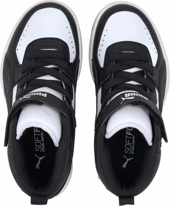 PUMA Rebound JOY AC PS Unisex Sneakers - Black/White - Maat 34 7 PUMA Rebound JOY AC PS Unisex Sneakers - Black/White - Maat 34 - Afbeelding 5