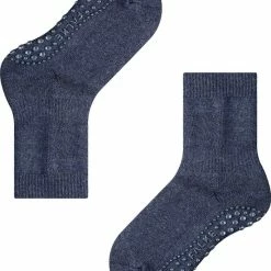 FALKE Catspads Slofsokken Voor Meisjes En Jongens Comforabel Dik Mid-rise Zonder Motief Met Noppen Winter Ondoorzichtig Warm Thermisch Katoen Merino Wol Blauw Kinderen Sokken - Maat 31-34 -JACK & JONES JUNIOR winkel 550x668 7