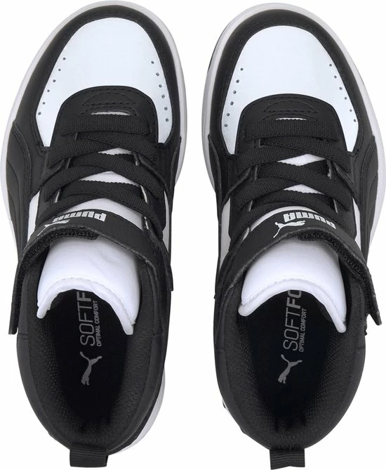 PUMA Rebound JOY AC PS Unisex Sneakers - Black/White - Maat 34 13 PUMA Rebound JOY AC PS Unisex Sneakers - Black/White - Maat 34 - Afbeelding 11