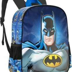 Alternative view of Kids Licensing Schoolrugzak - Batman - Kinderen Rugzak - Maat: 31x26x11cm - Blauw Met Zwart