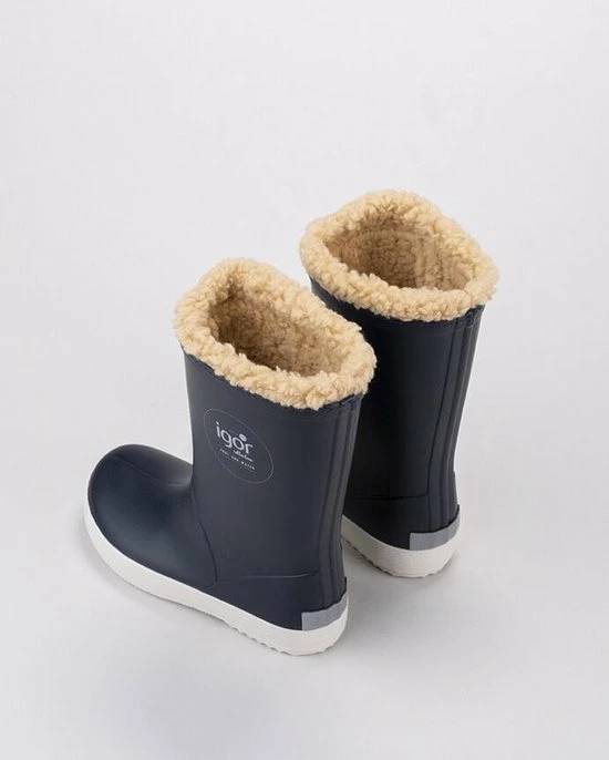 Igor - Regenlaarzen Voor Kinderen - Splash Nautico Borreguito - Marineblauw - Maat 28EU 4 Igor - Regenlaarzen Voor Kinderen - Splash Nautico Borreguito - Marineblauw - Maat 28EU - Afbeelding 2
