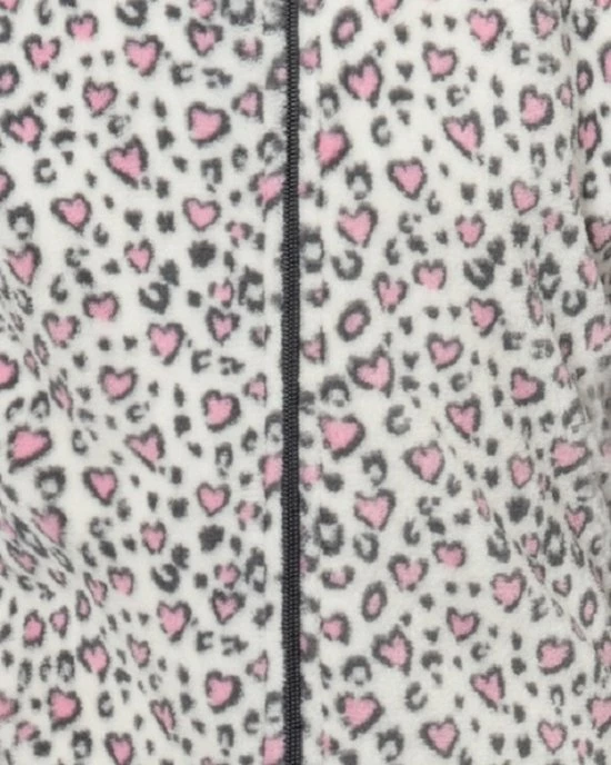 Cocodream Quality Cocodream Meisjes Onesie Fleece | MAAT 164 | Cat Hartjes All-over | Ivoor 5 Cocodream Quality Cocodream Meisjes Onesie Fleece | MAAT 164 | Cat Hartjes All-over | Ivoor - Afbeelding 3