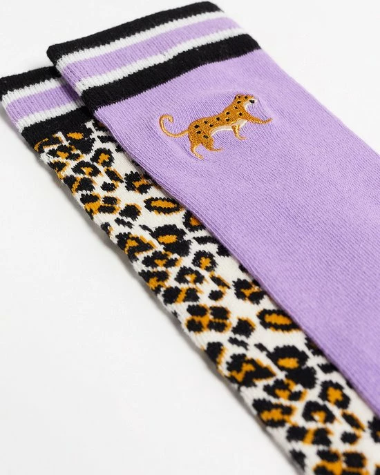 WE Fashion Meisjes Kniekousen, 2-pack - Maat 27-30 5 WE Fashion Meisjes Kniekousen, 2-pack - Maat 27-30 - Afbeelding 3