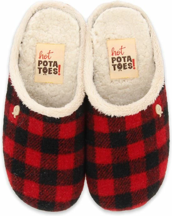Hot Potatoes Skovde Kinder Pantoffel - Rood Multi - Maat 38 11 Hot Potatoes Skovde Kinder Pantoffel - Rood Multi - Maat 38 - Afbeelding 9