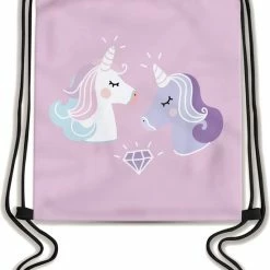 Alternative view of Isa's Friends Zwemtas - Gymtas "Friends" - Luxe Rugtas Met Trekkoorden - School Tas - Rugzak