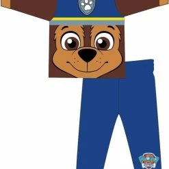 Paw Patrol Pyjama - Blauw - Chase Pyjamabroek En Pyjamashirt - Maat 98