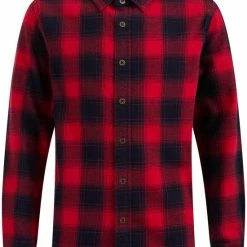 WE Fashion Jongens Geruit Overhemd - Rood - Maat 122/128