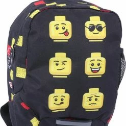 LEGO - Kindergarten Backpack - Faces/ Black (10030-2007)