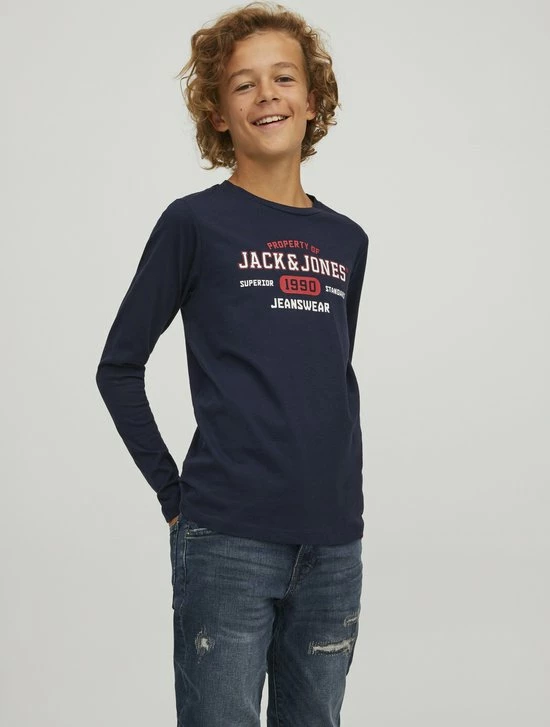 JACK & JONES JUNIOR JACK&JONES JUNIOR JJSTAMP TEE LS CREW NECK 2PK MP JNR Jongens T-shirt - Maat 152 8 JACK & JONES JUNIOR JACK&JONES JUNIOR JJSTAMP TEE LS CREW NECK 2PK MP JNR Jongens T-shirt - Maat 152 - Afbeelding 6