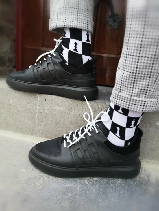 Merkloos Verjaardag Cadeautje Voor Hem En Haar - Schaakspel Mismatch - Schaak Sokken - Leuke Sokken - Vrolijke Sokken - Luckyday Socks - Sokken Met Tekst - Aparte Sokken - Socks Waar Je Happy Van Wordt - Maat 36-41 4 Merkloos Verjaardag Cadeautje Voor Hem En Haar - Schaakspel Mismatch - Schaak Sokken - Leuke Sokken - Vrolijke Sokken - Luckyday Socks - Sokken Met Tekst - Aparte Sokken - Socks Waar Je Happy Van Wordt - Maat 36-41 - Afbeelding 2