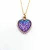 Ketting Meisje- Hartje- Diamant- Paars- Lila- Goud- Kind- LiLaLove -JACK & JONES JUNIOR winkel 550x732 3