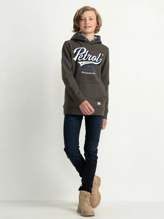 Petrol Industries - Jongens Retro Logo Hoodie - - Maat 152 6 Petrol Industries - Jongens Retro Logo Hoodie - - Maat 152 - Afbeelding 4