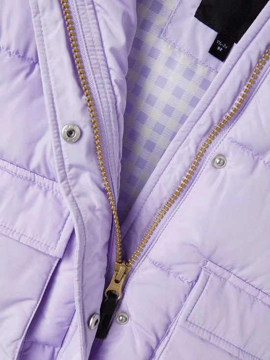 NAME IT NMFMUSO LONG PUFFER JACKET CAMP Meisjes Jas - Maat 80 4 NAME IT NMFMUSO LONG PUFFER JACKET CAMP Meisjes Jas - Maat 80 - Afbeelding 2