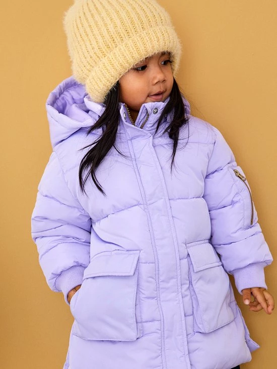 NAME IT NMFMUSO LONG PUFFER JACKET CAMP Meisjes Jas - Maat 80 5 NAME IT NMFMUSO LONG PUFFER JACKET CAMP Meisjes Jas - Maat 80 - Afbeelding 3