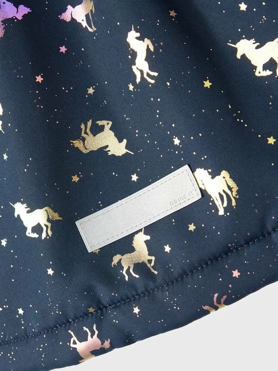NAME IT NMFMAXI JACKET FOIL UNICORN Meisjes Jas - Maat 104 5 NAME IT NMFMAXI JACKET FOIL UNICORN Meisjes Jas - Maat 104 - Afbeelding 3