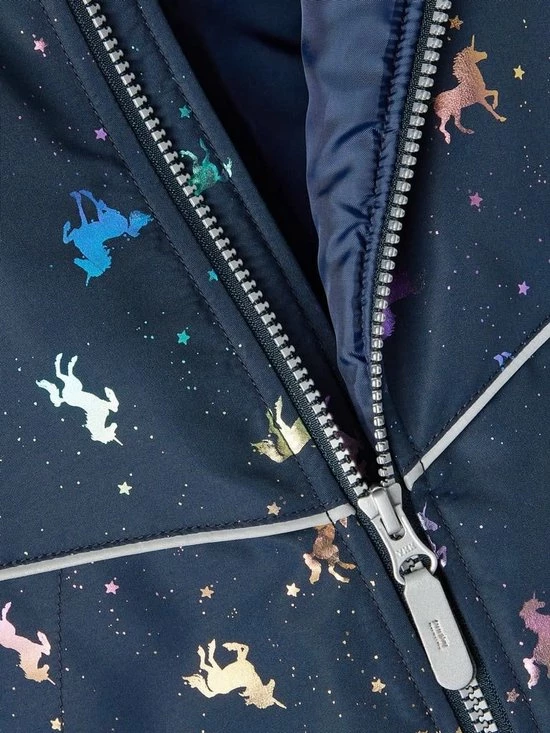 NAME IT NMFMAXI JACKET FOIL UNICORN Meisjes Jas - Maat 104 6 NAME IT NMFMAXI JACKET FOIL UNICORN Meisjes Jas - Maat 104 - Afbeelding 4