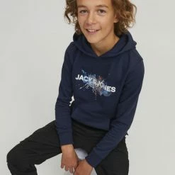 Alternative view of JACK & JONES JUNIOR JACK&JONES JUNIOR JJTEAR SWEAT HOOD JNR Jongens Trui - Maat 164