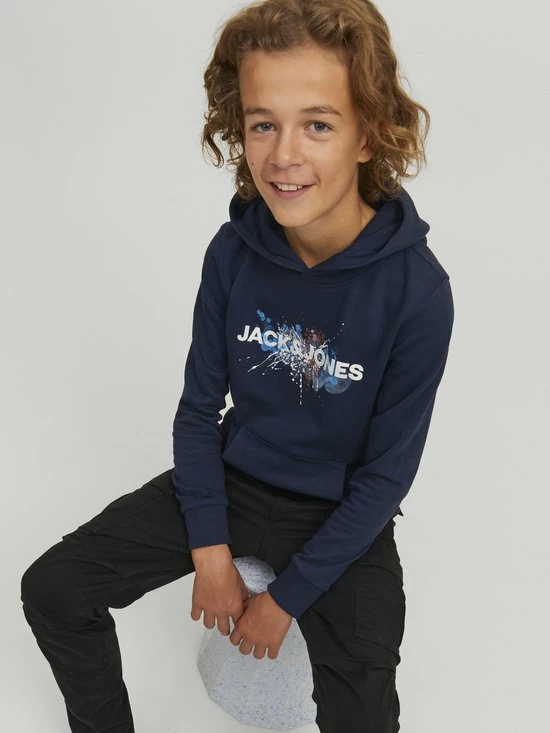 JACK & JONES JUNIOR JACK&JONES JUNIOR JJTEAR SWEAT HOOD JNR Jongens Trui - Maat 164 4 JACK & JONES JUNIOR JACK&JONES JUNIOR JJTEAR SWEAT HOOD JNR Jongens Trui - Maat 164 - Afbeelding 2