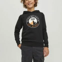 Alternative view of JACK & JONES JUNIOR JACK&JONES JUNIOR JCOISIAH SWEAT HOOD FST JNR Jongens Trui - Maat 164
