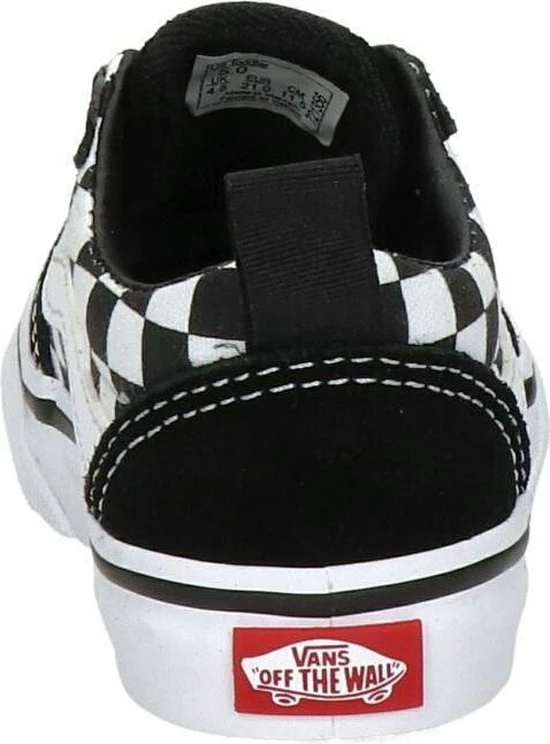 Vans TD Ward Slip-On Checkered Sneakers - Black/True White - Maat 26 7 Vans TD Ward Slip-On Checkered Sneakers - Black/True White - Maat 26 - Afbeelding 5