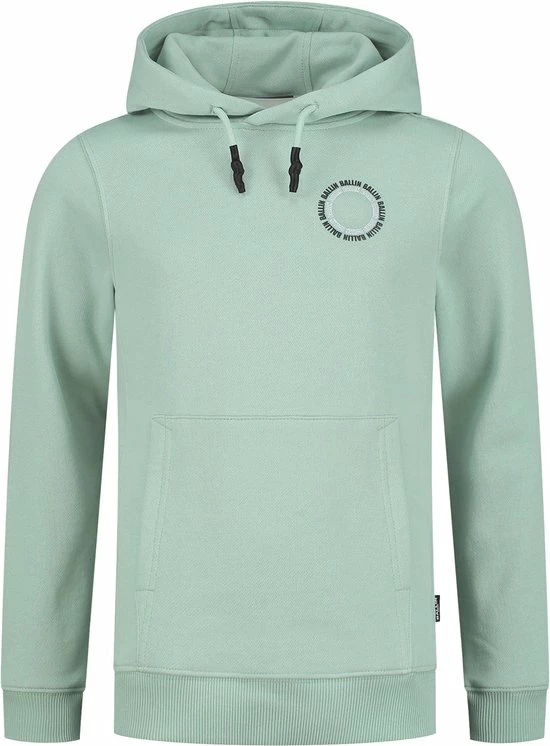 Ballin Amsterdam - Jongens Slim Fit Hoodie - Groen - Maat 152 3 Ballin Amsterdam - Jongens Slim Fit Hoodie - Groen - Maat 152
