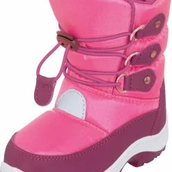 Playshoes - Winterlaarzen Voor Kinderen Met Veters - Roze - Maat 20-21EU