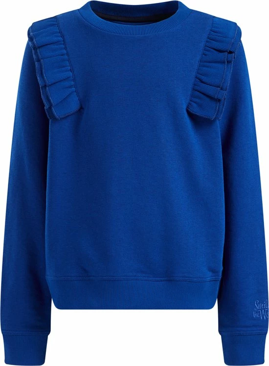 WE Fashion Meisjes Sweater Met Ruffles 3 WE Fashion Meisjes Sweater Met Ruffles