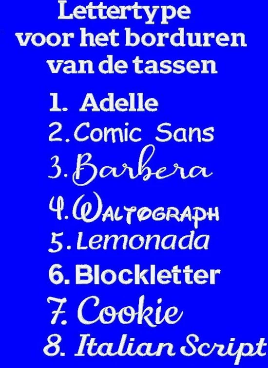 Ki-Mood Schooltas Met Naam Royal Blue| Geborduurd | 16 Verschillende Kleuren | Gepersonaliseerd 5 Ki-Mood Schooltas Met Naam Royal Blue| Geborduurd | 16 Verschillende Kleuren | Gepersonaliseerd - Afbeelding 3