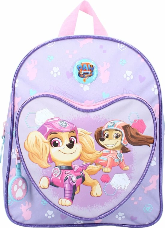 PAW Patrol The Movie - Rugzak - Girl Pup Power - 8,2l - Blauw 4 PAW Patrol The Movie - Rugzak - Girl Pup Power - 8,2l - Blauw - Afbeelding 2