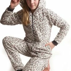 Alternative view of Cocodream Quality Cocodream Meisjes Onesie Fleece | MAAT 164 | Cat Hartjes All-over | Ivoor