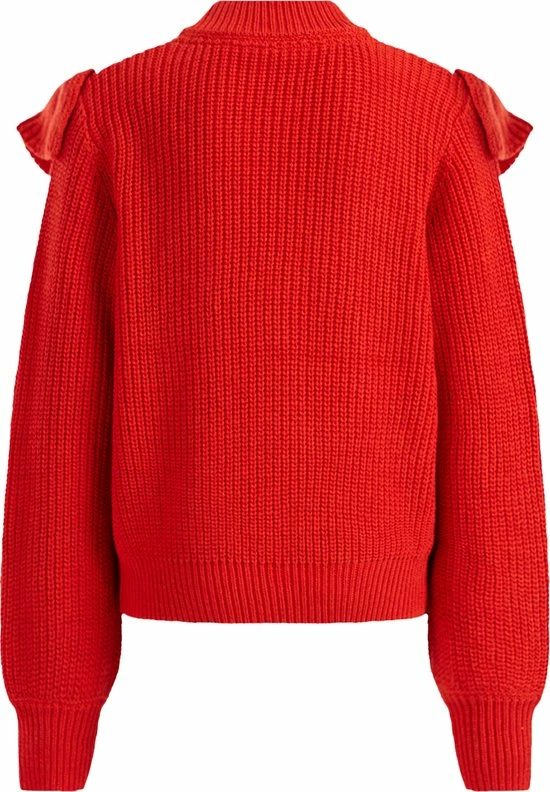 WE Fashion Meisjes Gebreide Trui Met Volants 5 WE Fashion Meisjes Gebreide Trui Met Volants - Afbeelding 3