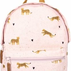 Kidzroom Hug Me - Rugzak - 2 T/m 6 Jaar - Roze - Luipaard