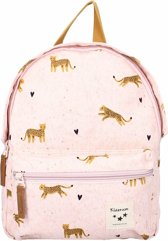 Kidzroom Hug Me - Rugzak - 2 T/m 6 Jaar - Roze - Luipaard 3 Kidzroom Hug Me - Rugzak - 2 T/m 6 Jaar - Roze - Luipaard