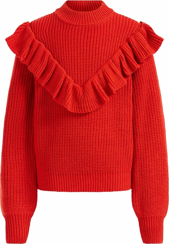 WE Fashion Meisjes Gebreide Trui Met Volants 3 WE Fashion Meisjes Gebreide Trui Met Volants