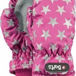 Barts Nylon Wanten - Handschoenen Kinderen - Maat 4-6 Jaar - Berry Stars
