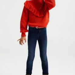 Alternative view of WE Fashion Meisjes Gebreide Trui Met Volants