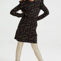 Alternative view of WE Fashion Meisjes Jurk Met Dessin - Maat 122/128