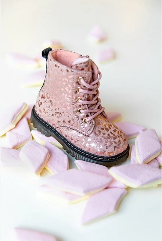 Blue Box Meisjes Veterboots Met Luipaardprint - Roze - Maat 20 10 Blue Box Meisjes Veterboots Met Luipaardprint - Roze - Maat 20 - Afbeelding 8