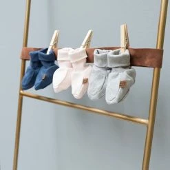 Baby's Only Slofjes Melange - Honey - 3-6 Mnd - 100% Ecologisch Katoen - GOTS -JACK & JONES JUNIOR winkel 550x823 5