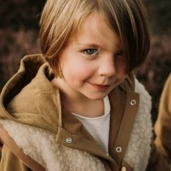 Alternative view of Alwero Unisex Gilet "Alpen Junior 100% Wol" Beige - Maat 116/122