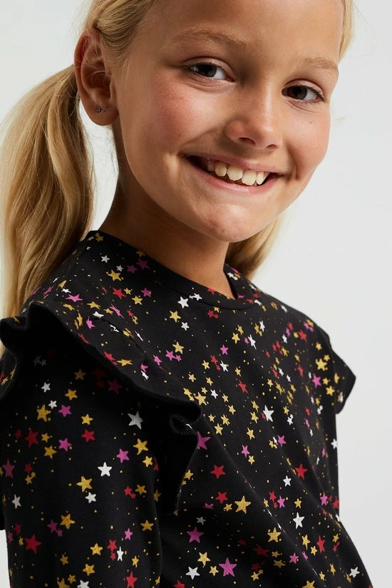WE Fashion Meisjes Jurk Met Dessin - Maat 122/128 6 WE Fashion Meisjes Jurk Met Dessin - Maat 122/128 - Afbeelding 4