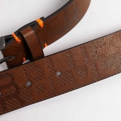 Alternative view of WE Fashion Jongens Riem Met Dessin - Bruin - 65 Cm