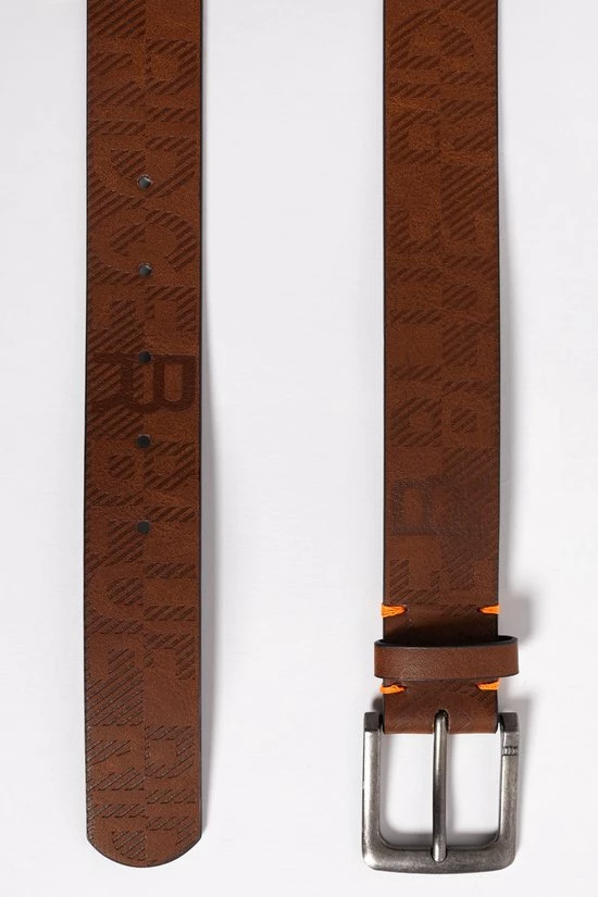 WE Fashion Jongens Riem Met Dessin - Bruin - 65 Cm 5 WE Fashion Jongens Riem Met Dessin - Bruin - 65 Cm - Afbeelding 3