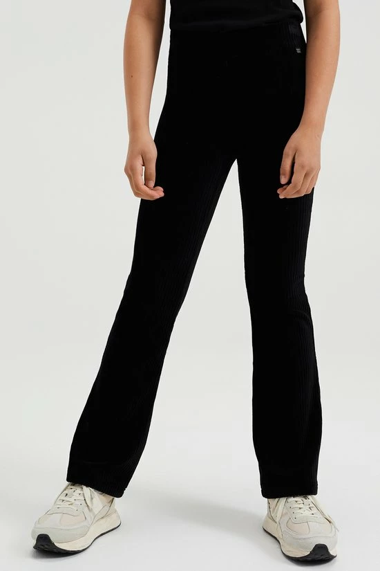 WE Fashion Meisjes Velvet Flared Legging Van Ribstof - Maat 116 7 WE Fashion Meisjes Velvet Flared Legging Van Ribstof - Maat 116 - Afbeelding 5
