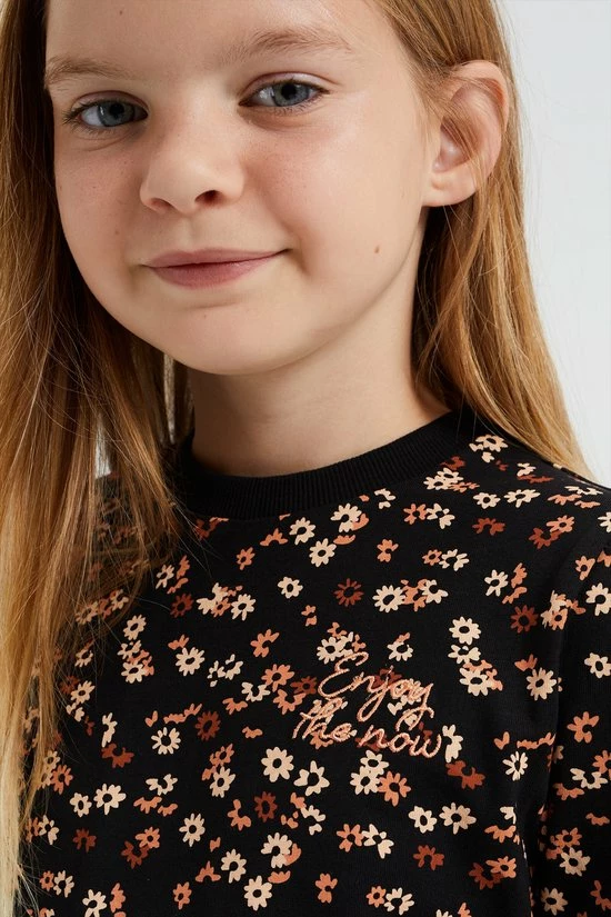 WE Fashion Meisjes Jurk Met Dessin En Strikceintuur 7 WE Fashion Meisjes Jurk Met Dessin En Strikceintuur - Afbeelding 5