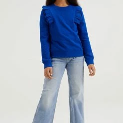 Alternative view of WE Fashion Meisjes Sweater Met Ruffles