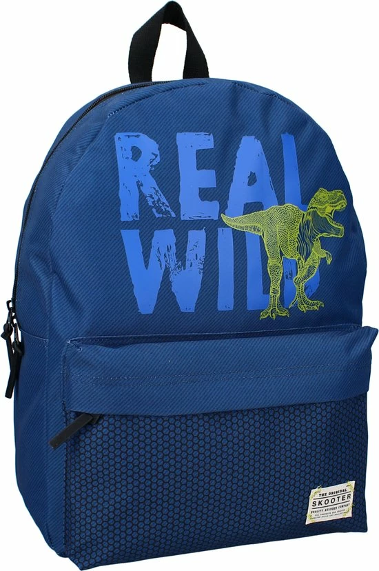 Skooter New Adventures Rugzak Schooltas Jongen - Blauw - Dino 7 Skooter New Adventures Rugzak Schooltas Jongen - Blauw - Dino - Afbeelding 5